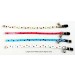 Elastic Cream Pet Collar With Multicolor Dots